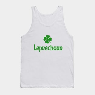 Leprechaun Shamrock Design Tank Top